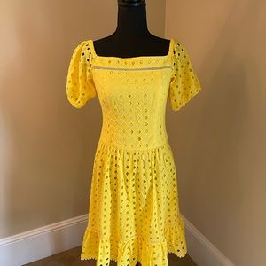 Donna Morgan Cotton Eyelet Dress . Size 0P